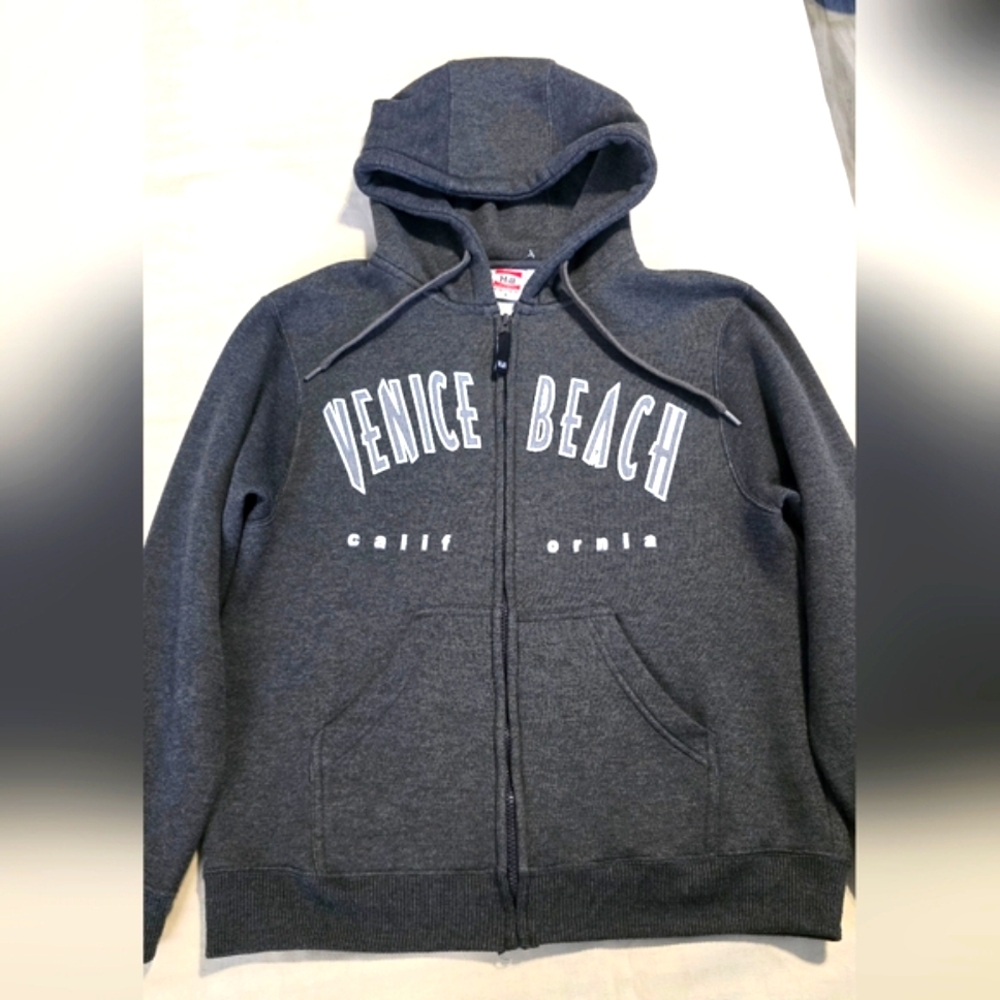Venice Beach Gray Hoodie - Picture 5 of 10